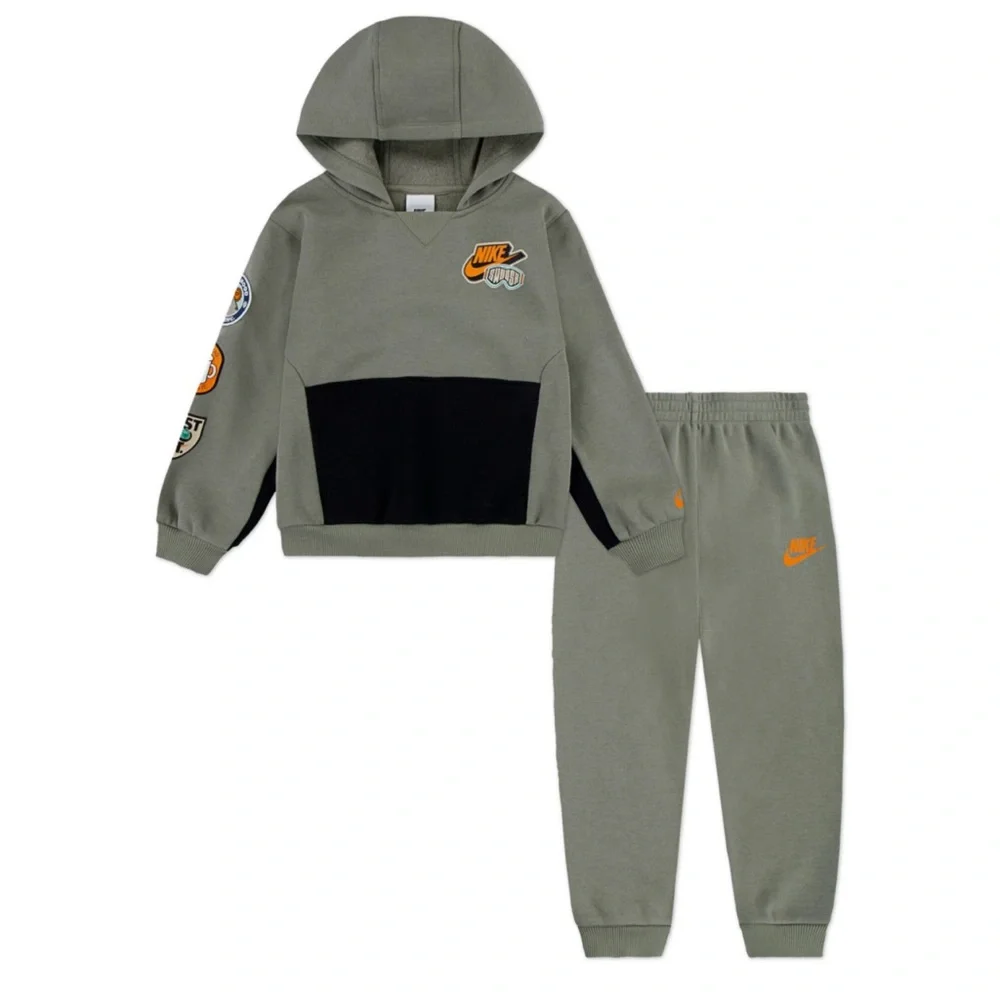 Nike Kids Boys 2 piece joggers sweatpants hoodie set size 6 NWT - Picture 2 of 4